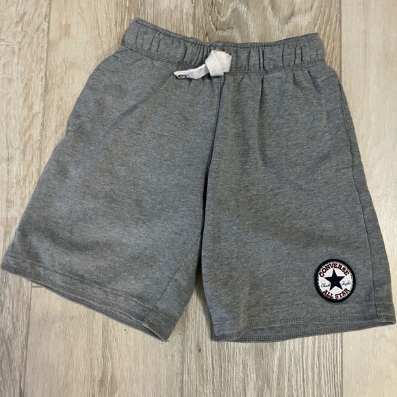 Converse Kids Charcoal Gray Shorts - Picture 1 of 5